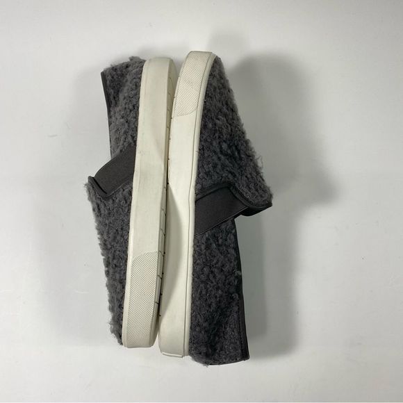 Vince Shearling Blair Sneaker Color Grey SZ 8 - Picture 7 of 10